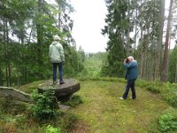 Udsigt ved naturstien ved herregården Tagel